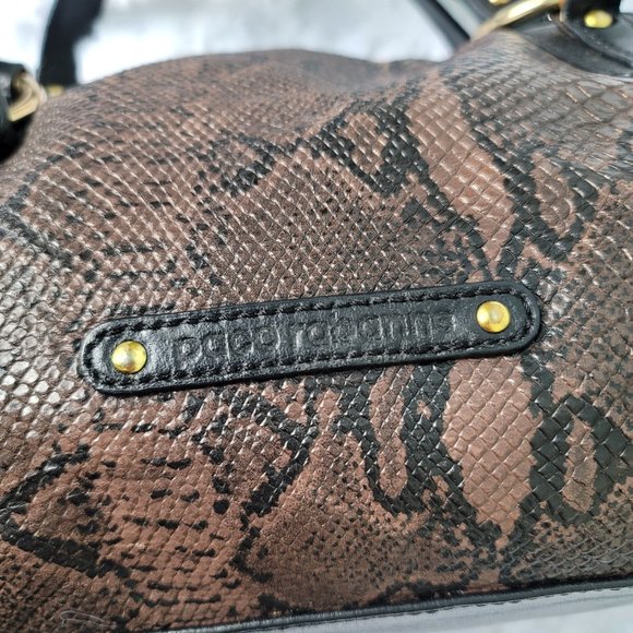 PACO RABANNE Snake Print Leather Top Handle Bag - Picture 4 of 13